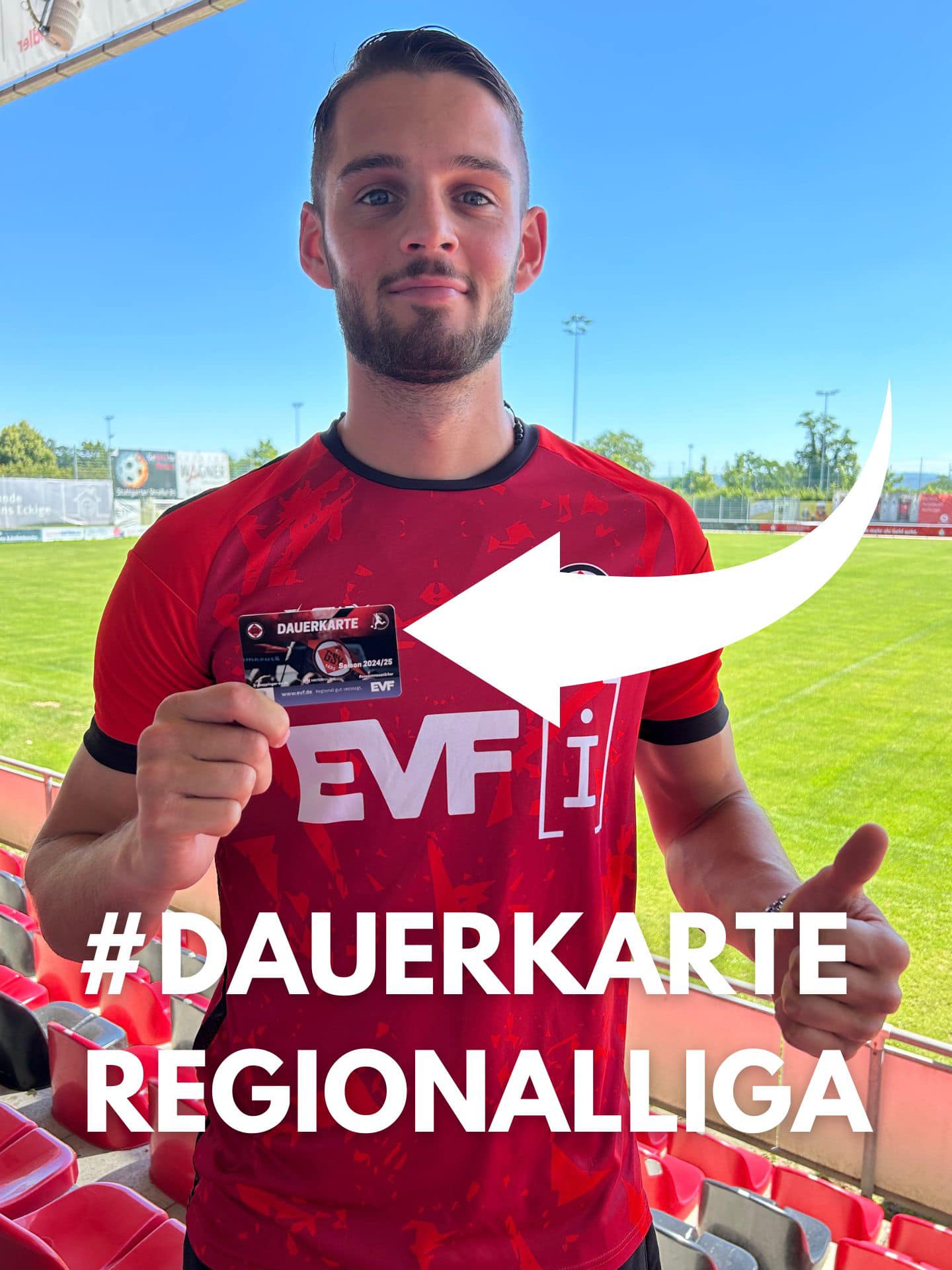 Tipp von Stürmer Tyron Profis: Jetzt schon Dauerkarte für Regionalliga sichern: